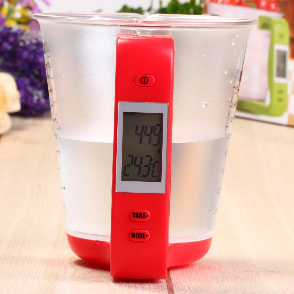 LCD Display Digital Measuring Cup Beaker Scale