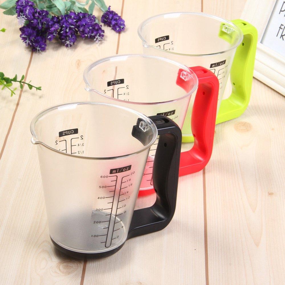 LCD Display Digital Measuring Cup Beaker Scale