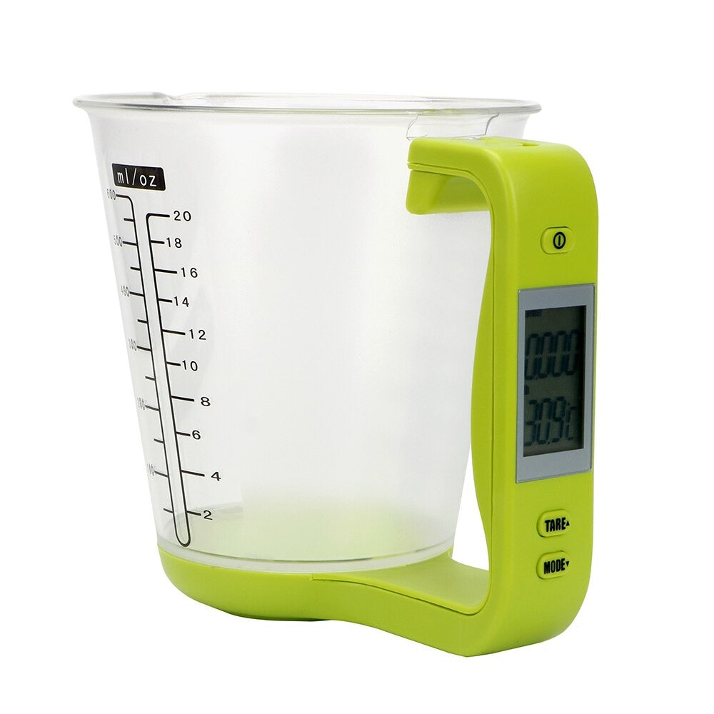 LCD Display Digital Measuring Cup Beaker Scale