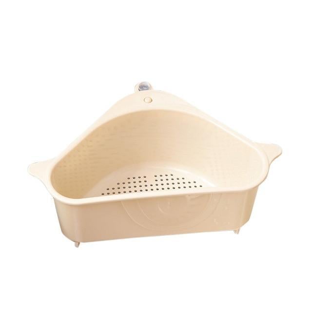 Kitchen Sink Corner Organizer Drain Basket